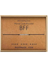Load image into Gallery viewer, Morse Code Alphanumeric Couple Bracelet