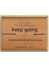 Load image into Gallery viewer, Morse Code Alphanumeric Couple Bracelet