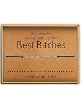 Load image into Gallery viewer, Morse Code Alphanumeric Couple Bracelet