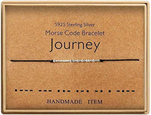 Load image into Gallery viewer, Morse Code Alphanumeric Couple Bracelet