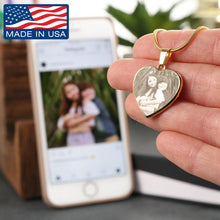Load image into Gallery viewer, New Handcrafted American Heart Necklace
