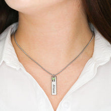 Load image into Gallery viewer, New 2020 Engraved Birthstone Necklace
