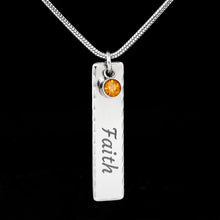 Load image into Gallery viewer, New 2020 Engraved Birthstone Necklace

