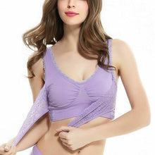 Load image into Gallery viewer, Seamless Magic Wireless Lift Bra Front Cross Side Buckle (From M to 3XL)
