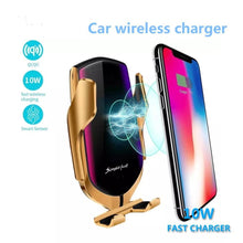 Load image into Gallery viewer, NEW 2020 WIRELESS AUTOMATIC SENSOR CAR PHONE HOLDER AND CHARGER
